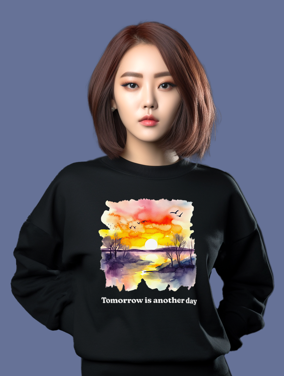 Unisex Premium Sweatshirt -Tomorrow is another day