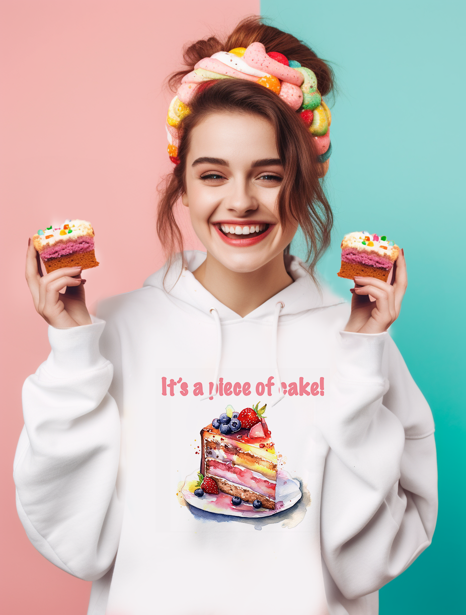 Unisex Hoodie  -It's a piece of cake!
