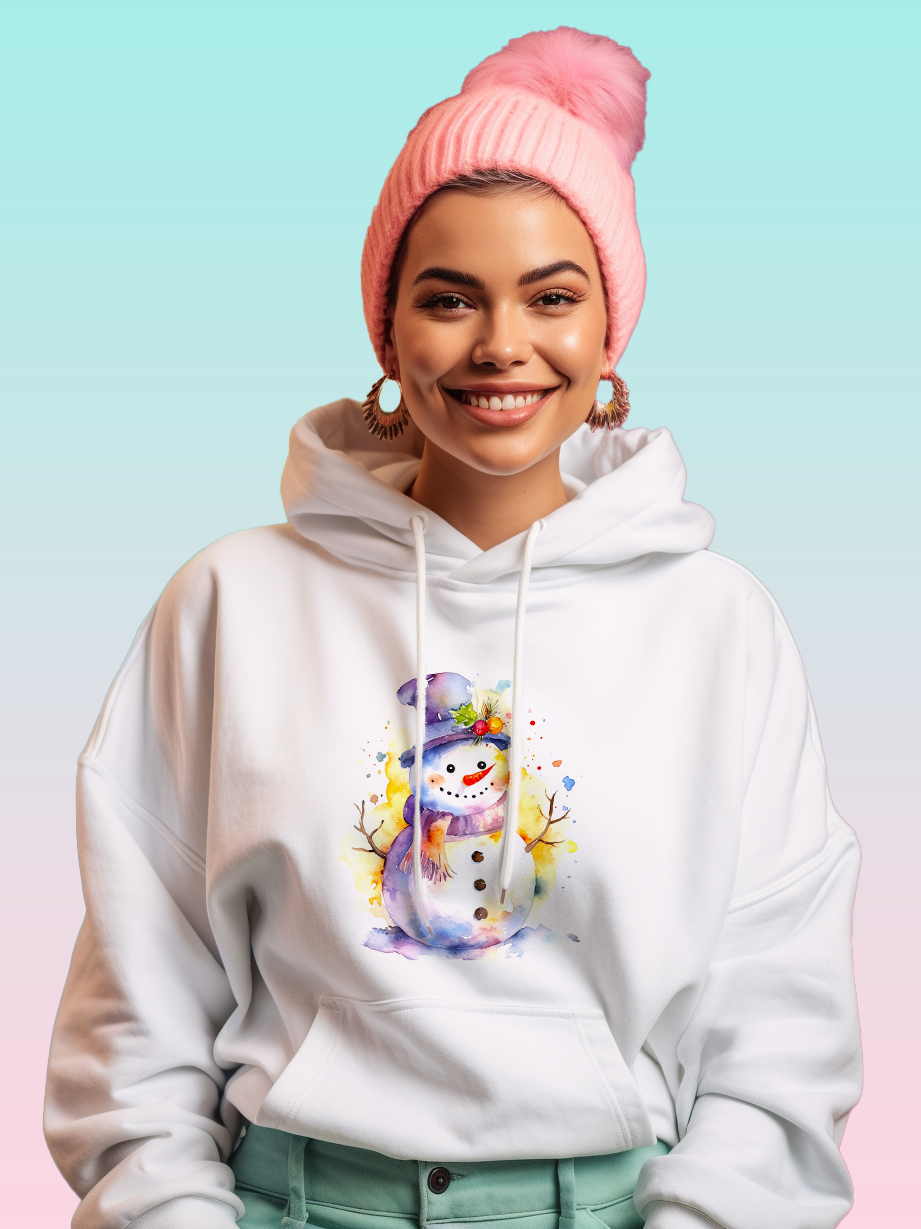 Unisex Hoodie -Snowman