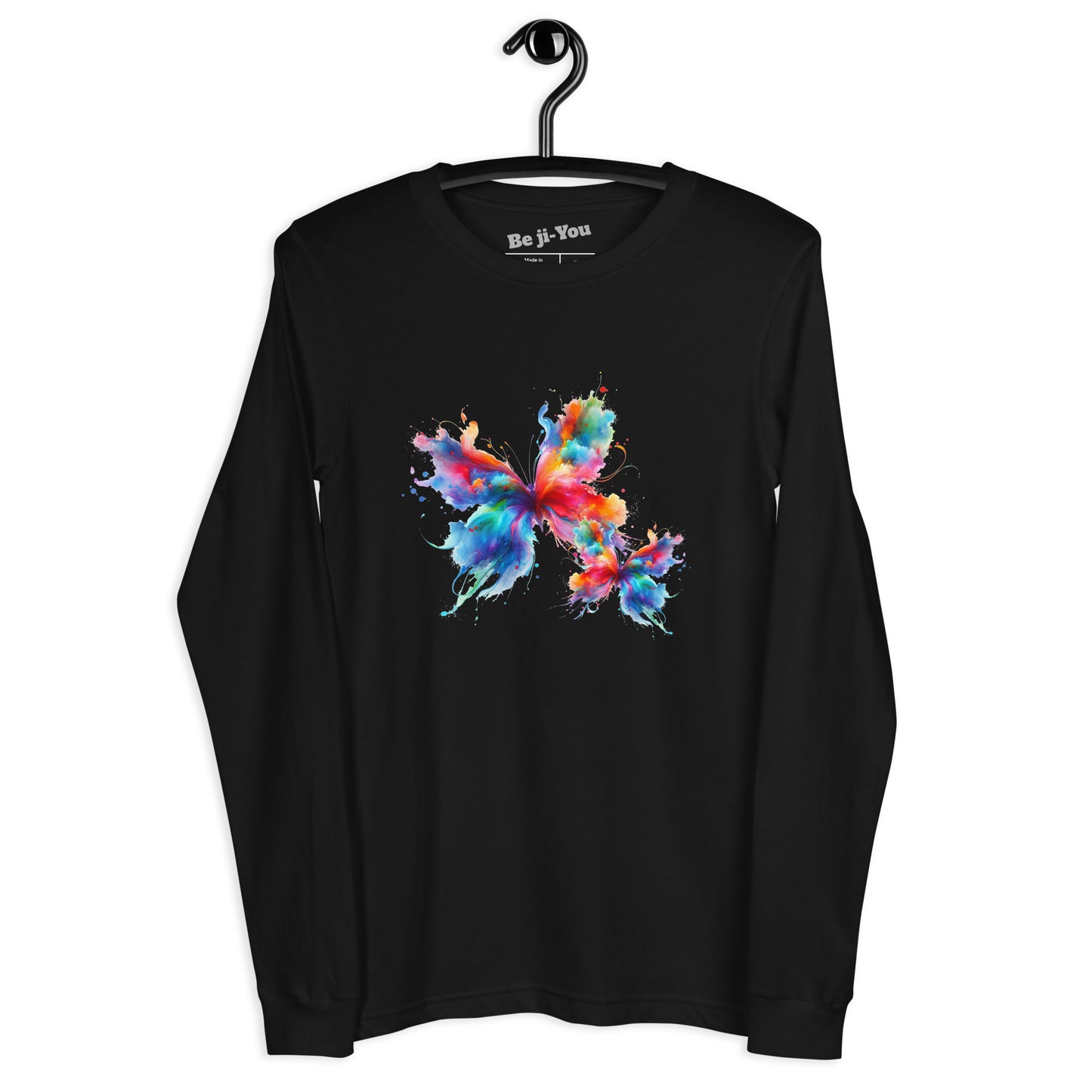 Unisex Long Sleeve Tee - Butterflies