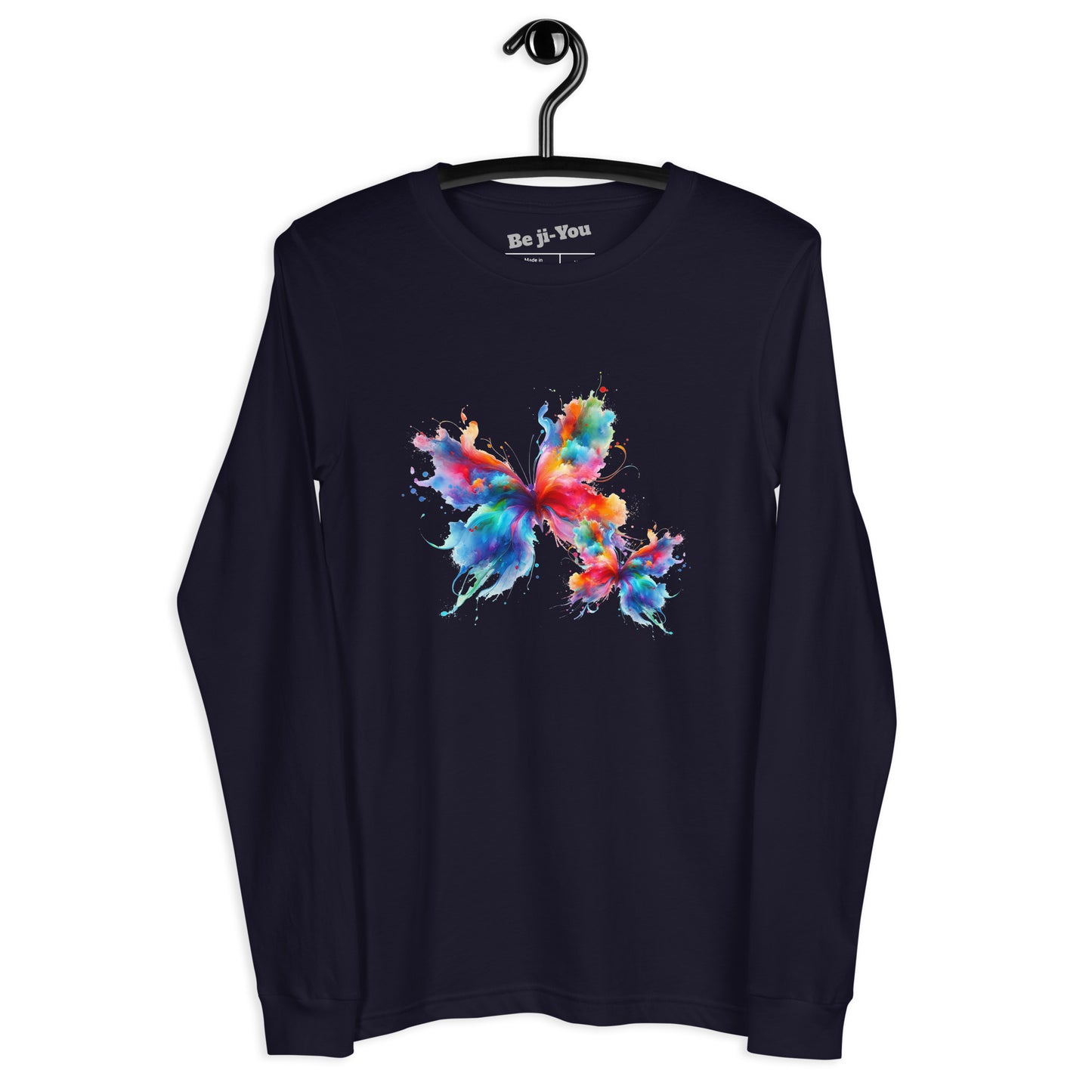 Unisex Long Sleeve Tee - Butterflies