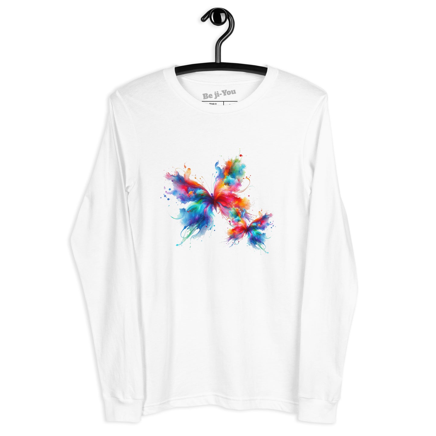 Unisex Long Sleeve Tee - Butterflies