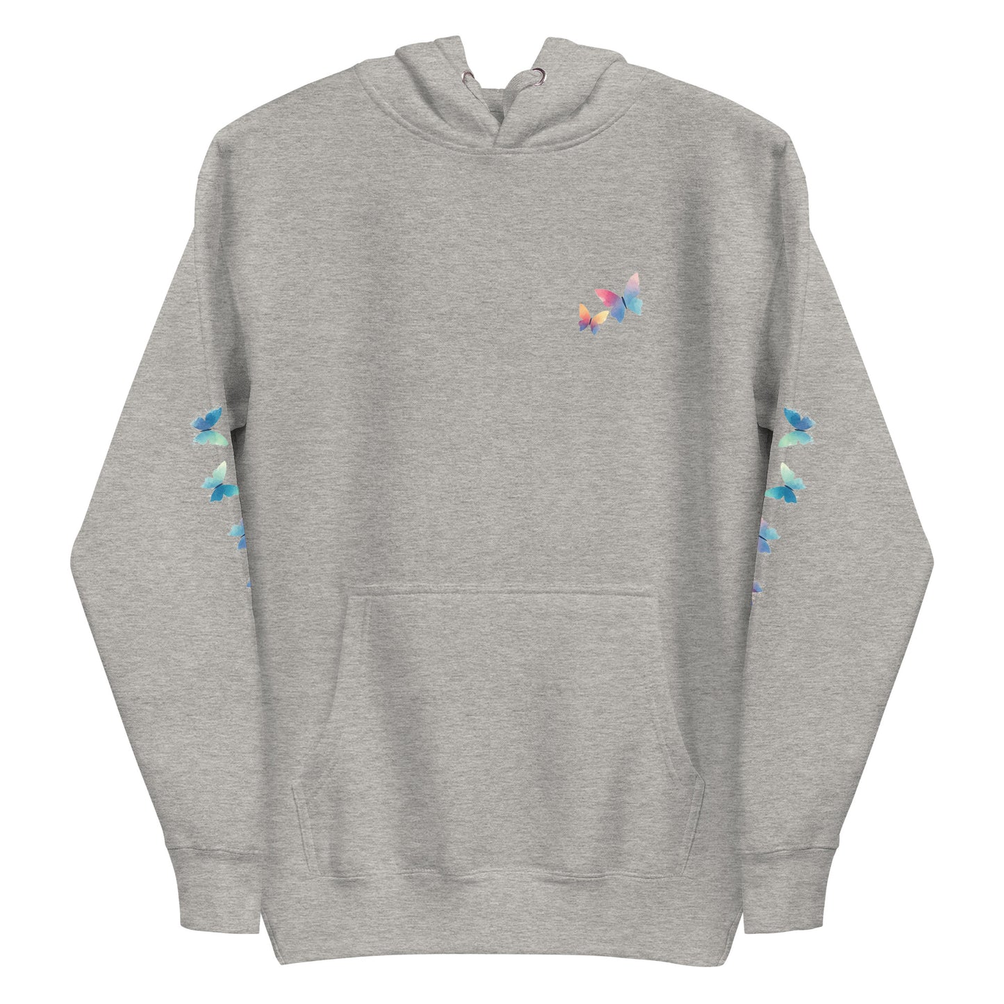 Unisex Hoodie - Pastel butterflies