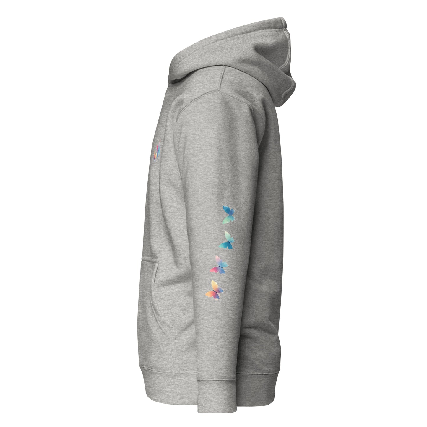 Unisex Hoodie - Pastel butterflies