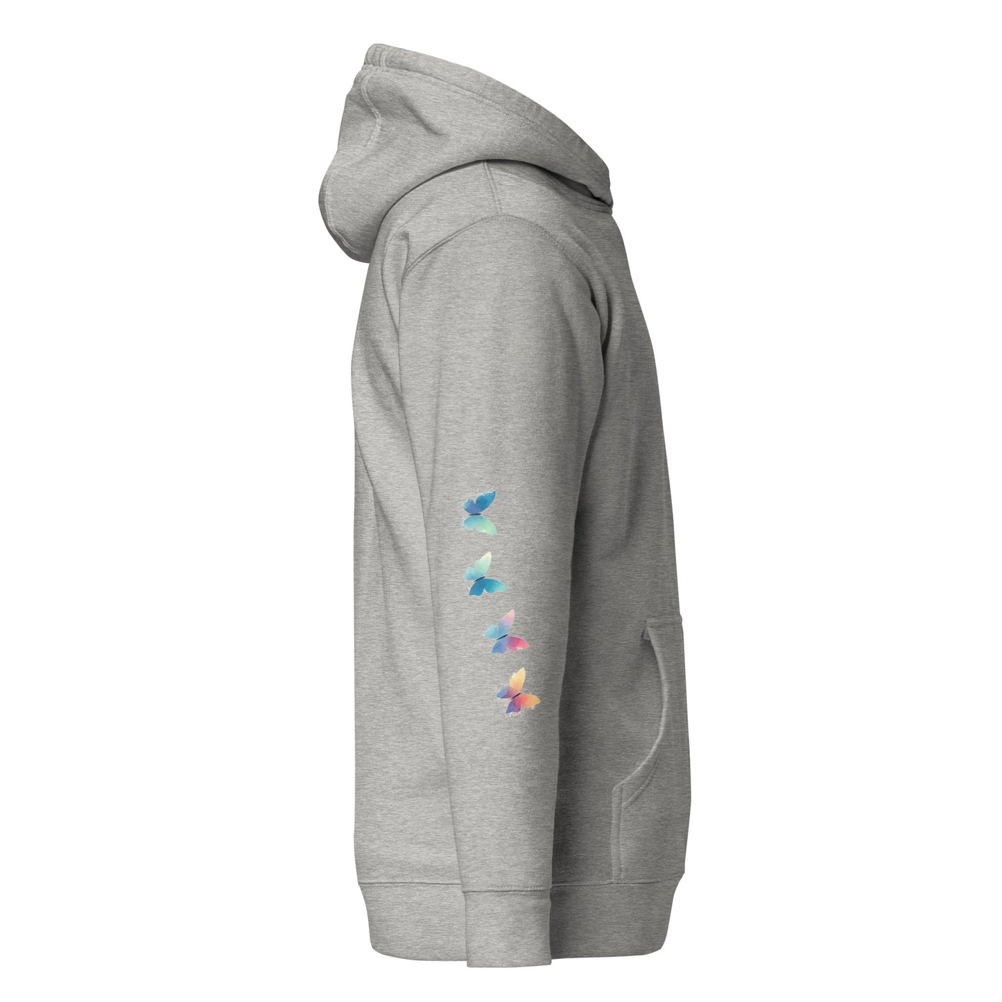Unisex Hoodie - Pastel butterflies