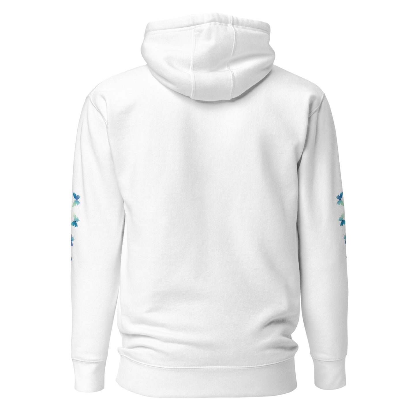 Unisex Hoodie - Pastel butterflies