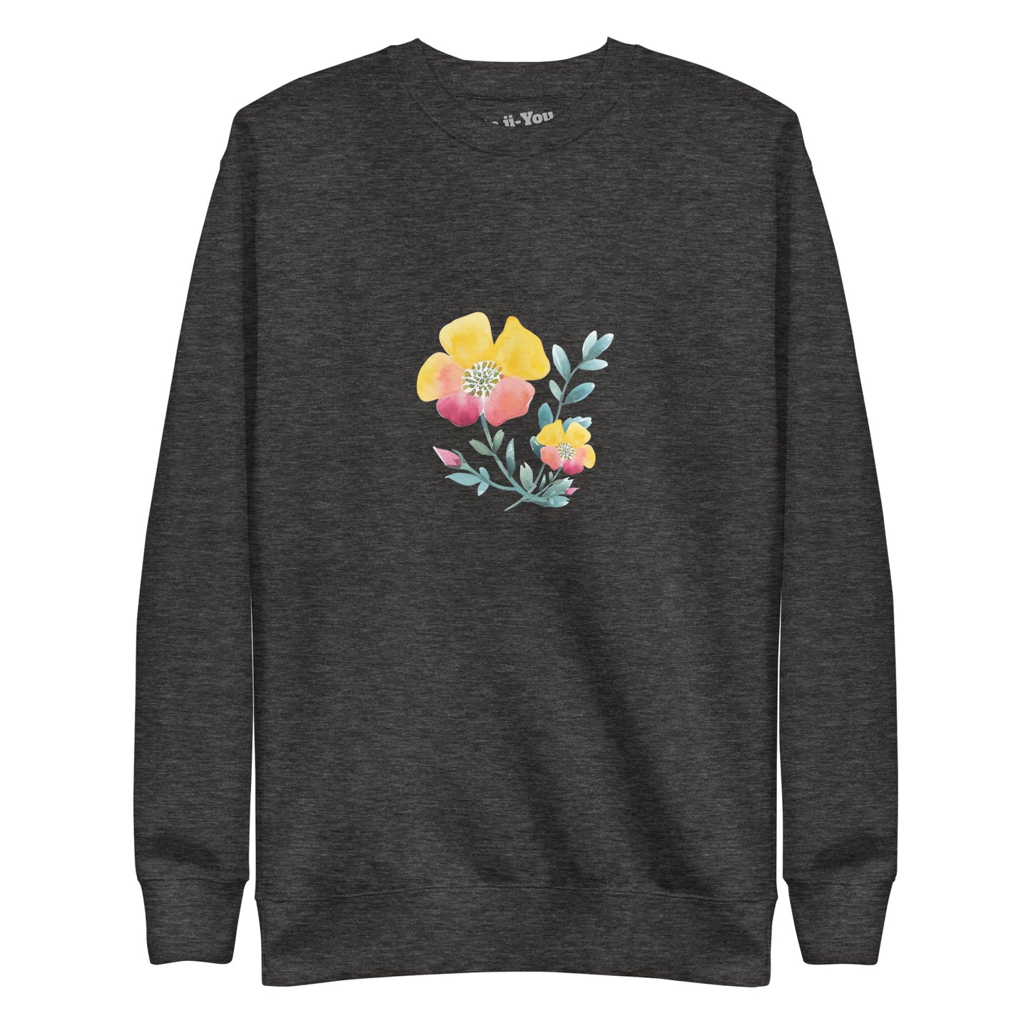 Unisex Premium Sweatshirt - Hokuo Flower