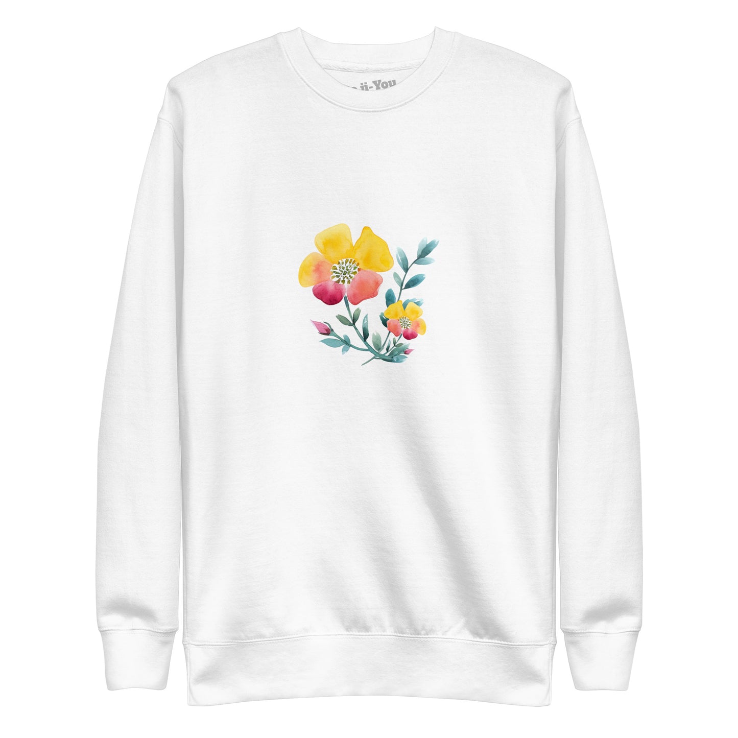 Unisex Premium Sweatshirt - Hokuo Flower