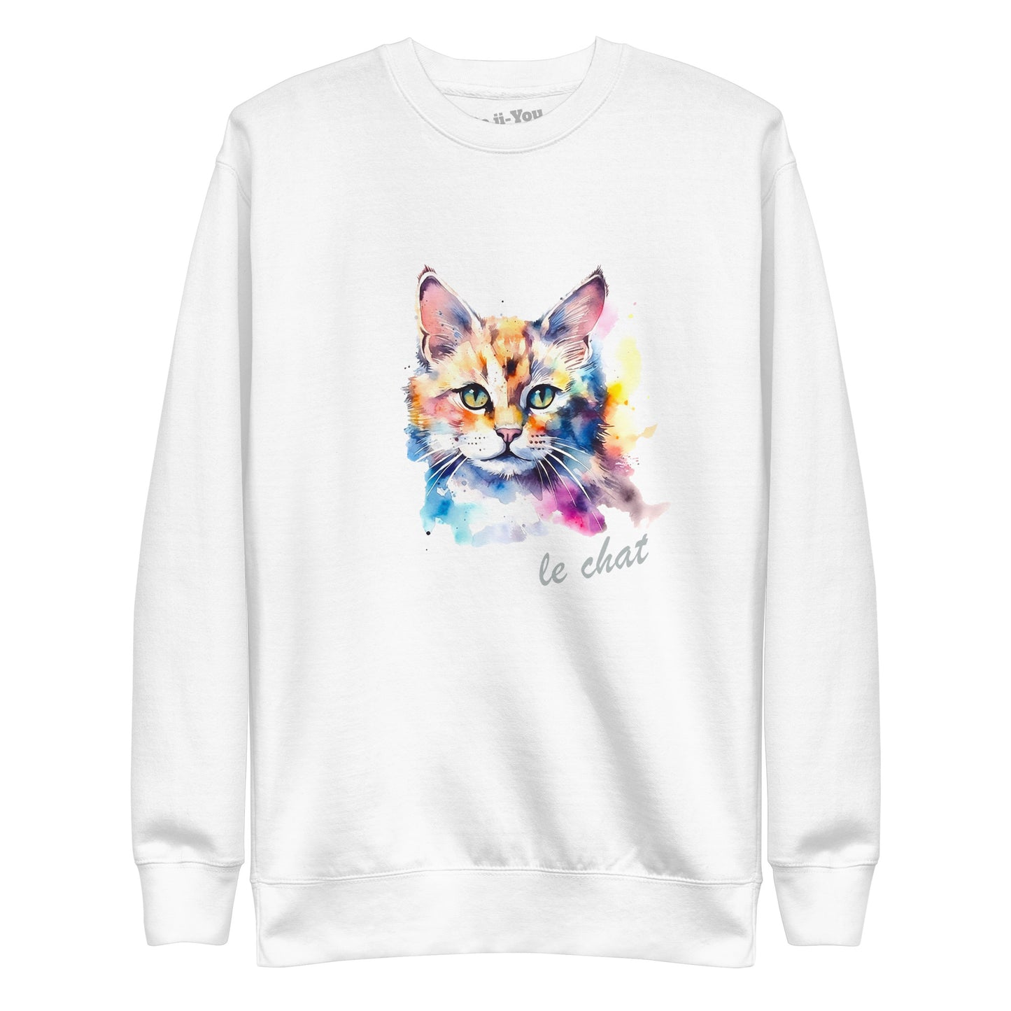 Unisex Premium Sweatshirt - le chat